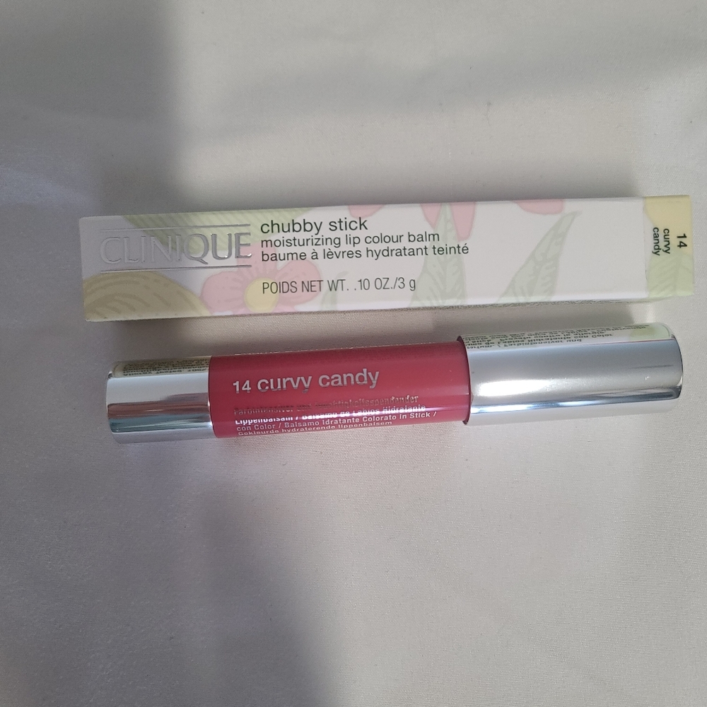 Clinique Chubby Stick Moisturizing Lip Colour Balm 14 CURVY CANDY - .10oz